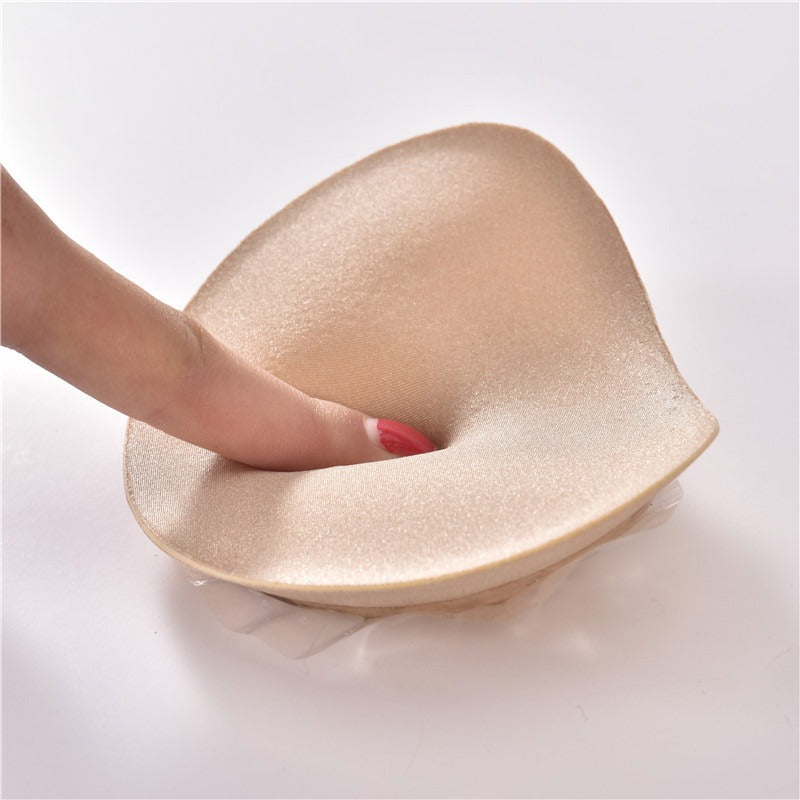 Silicone breast pad heart-shaped insert silicone invisible bra 3D thickened silicone breast pad