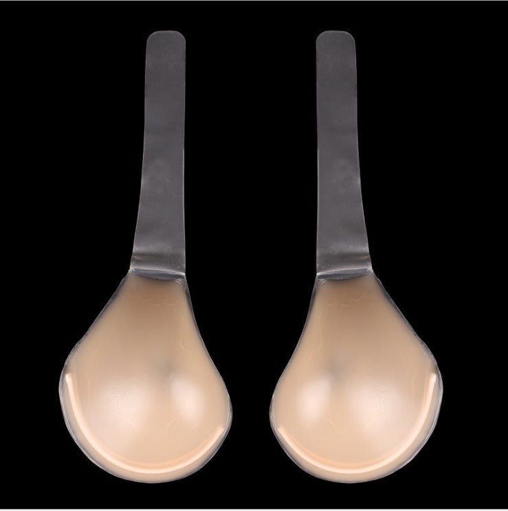 Cup gather pull anti-sagging outward expansion steel ring silicone breast stickers nipple stickers