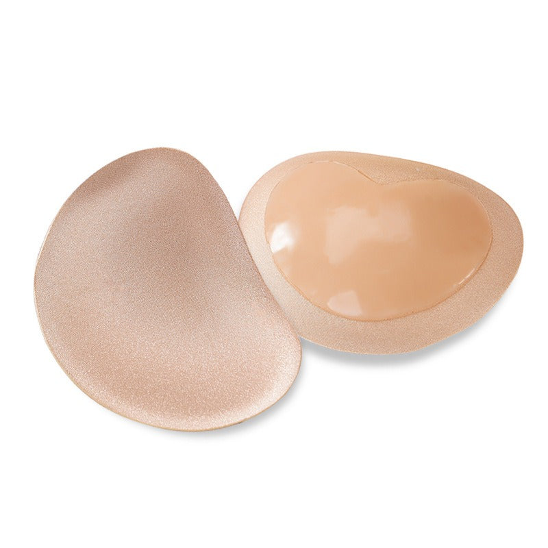 Silicone breast pad heart-shaped insert silicone invisible bra 3D thickened silicone breast pad
